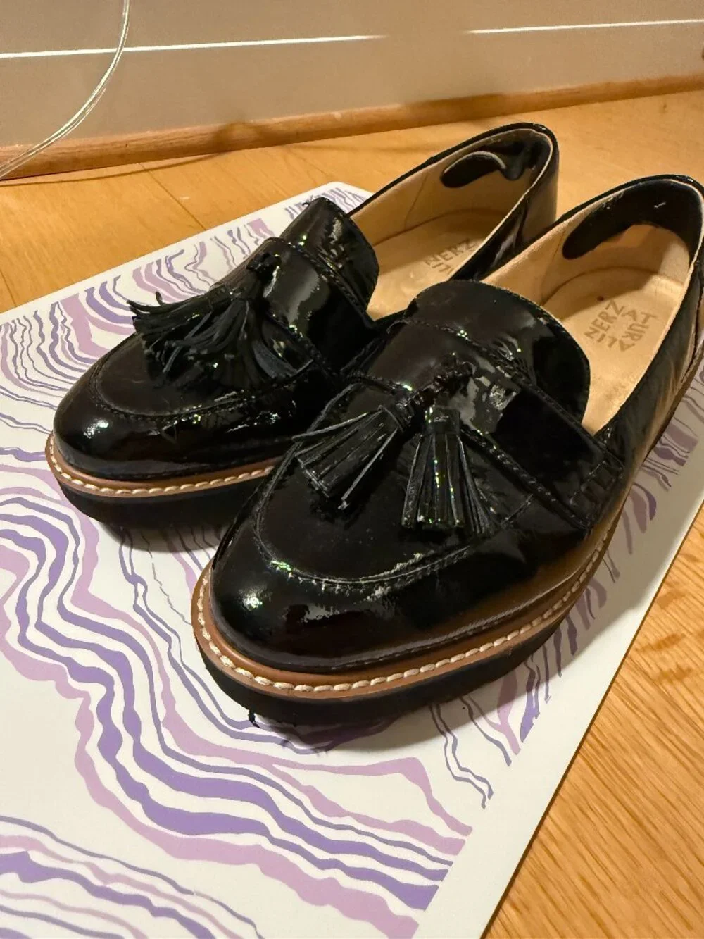 Naturalizer Women's Black Loafers